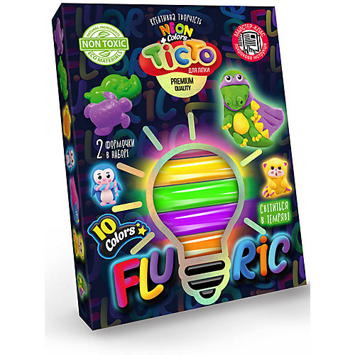 Набор для творчества Danko Toys Fluoric «Неоновое тесто для лепки» от Danko Toys