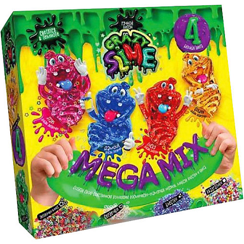 Набор для творчества Danko Toys «Ручной лизун», 4 в 1 от Danko Toys