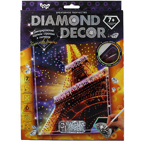 Набор для создания мозаики Danko Toys Diamond décor, планшетка без рамки от Danko Toys