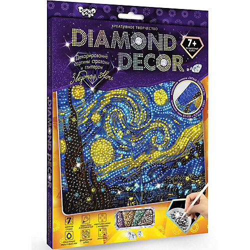 Набор для создания мозаики Danko Toys Diamond décor, планшетка без рамки от Danko Toys