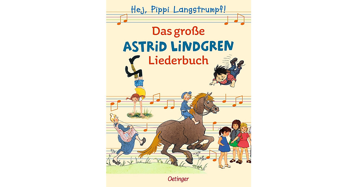 Buch - Hej, Pippi Langstrumpf! - Das große Astrid Lindgren Liederbuch