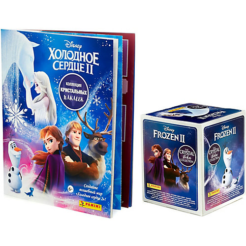Альбом и бокс с наклейками Panini Hybrid "Холодное сердце 2", 50 пакетиков от Panini