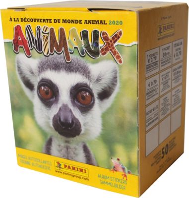 Бокс с наклейками Panini "Зоопланета 2020", 50 пакетиков