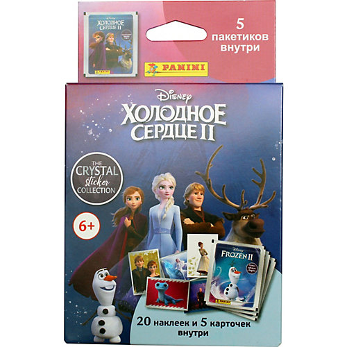 Блистер с наклейками Panini Hybrid "Холодное сердце 2", 5 пакетиков от Panini
