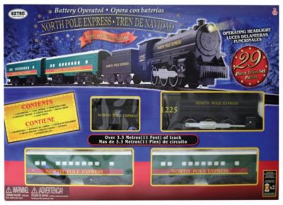 eztec battery operated christmas train
