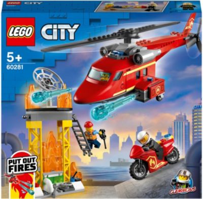 LEGO® City 60281 Feuerwehrhubschrauber Hubschrauber Feuerwehr Neu 