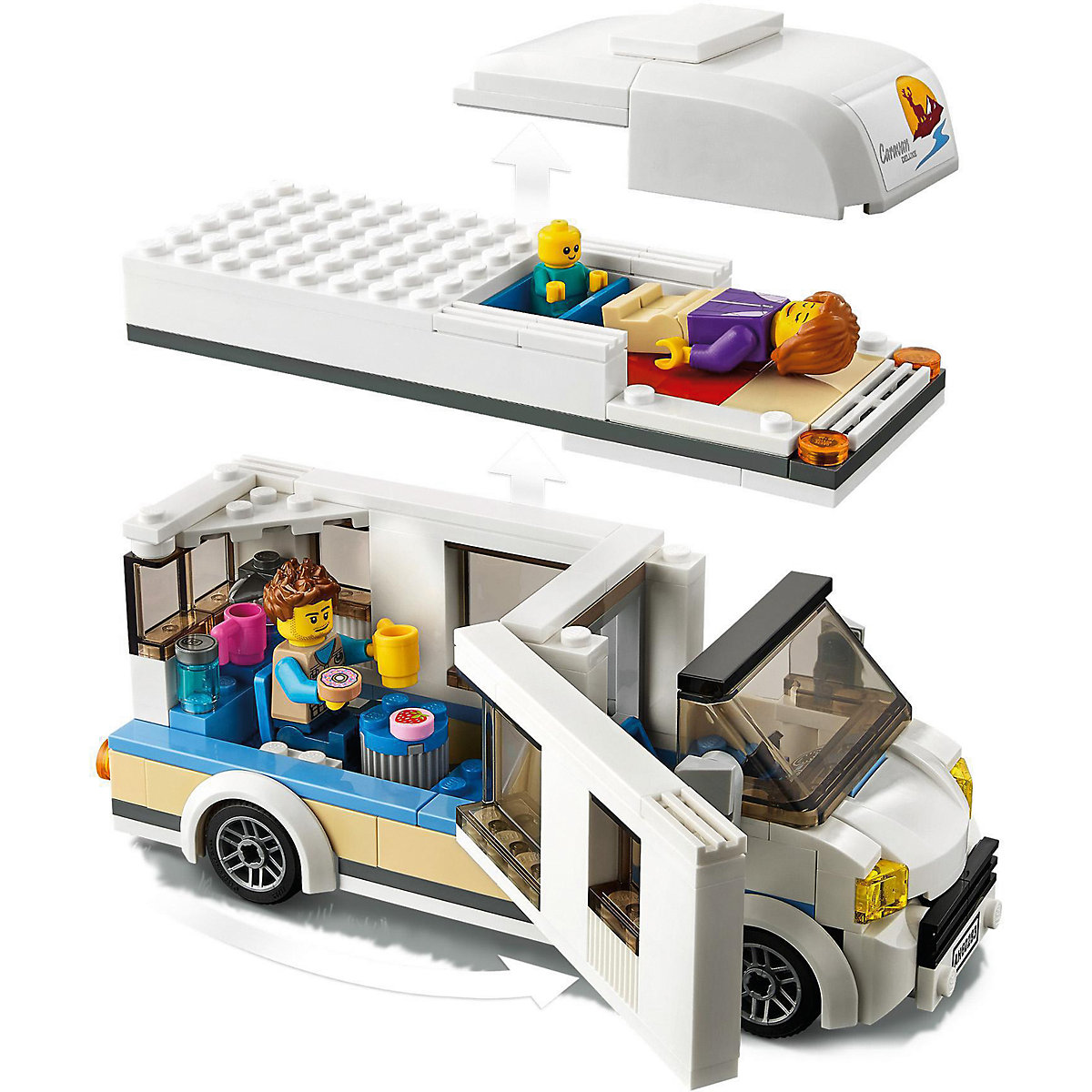 genio Químico propiedad LEGO® City 60283 Ferien-Wohnmobil, LEGO City | myToys