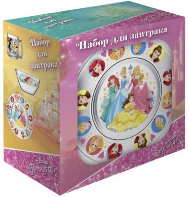 Набор посуды ОСЗ Disney Princess, 3 предмета