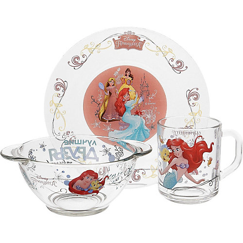 Набор посуды ОСЗ Disney Princess, 3 предмета - разноцветный от ОСЗ