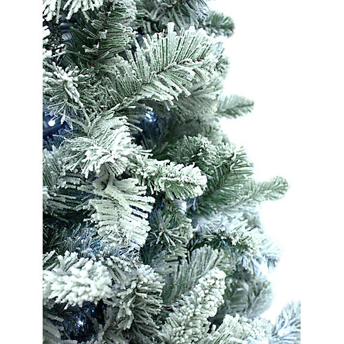 Ель Beatress Iceland заснеженная с led гирляндой, 1,8 м - зеленый от Beatrees