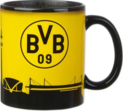 BVB-Zaubertasse schwarzgelb Borussia Dortmund 