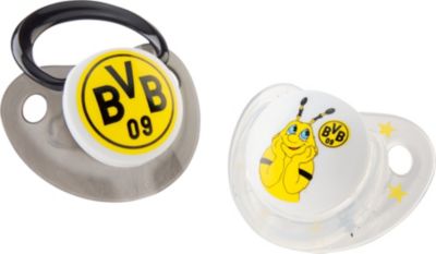 Borussia Dortmund MAM Silikon Schnuller BVB Schnuller 2er Pack 6-16 Monate 
