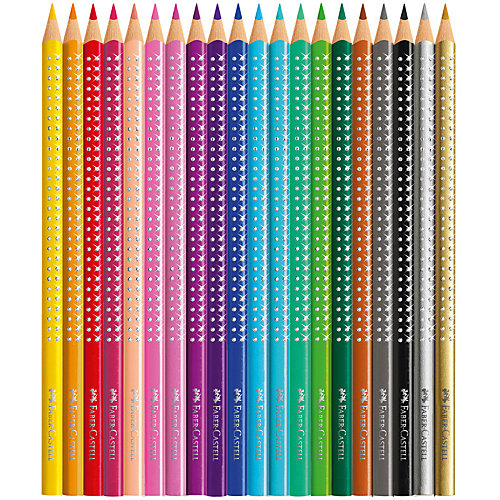 Карандаши цветные Faber-Castell Sparkle, 20 цветов от Faber-Castell