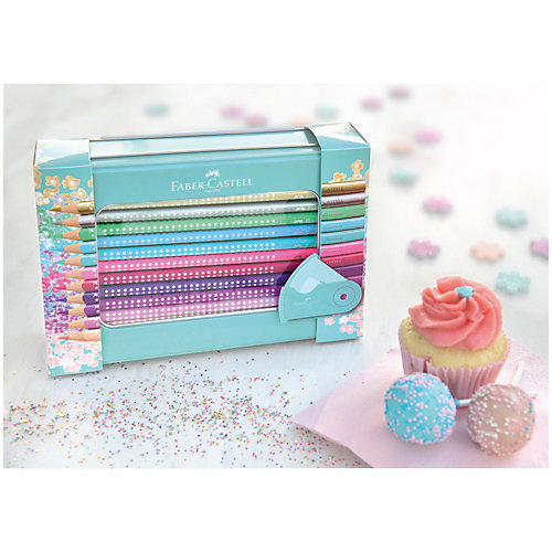 Карандаши цветные Faber-Castell Sparkle, 20 цветов от Faber-Castell