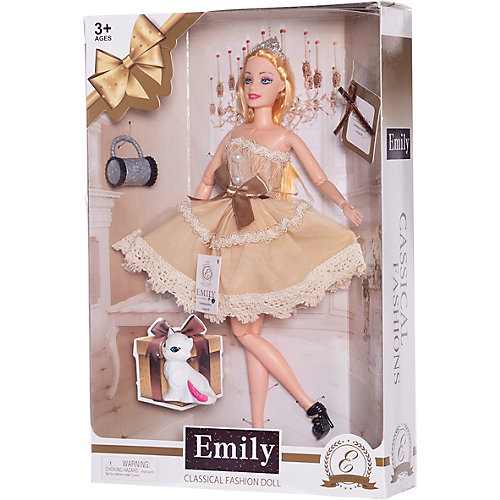 Кукла Junfa Toys "Золотая серия" Эмили с аксессуарами, 30 см от Junfa Toys