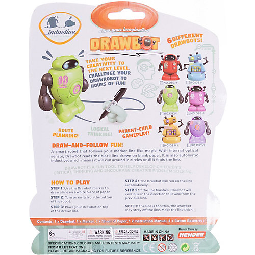 Индуктивный робот Junfa Toys Drawbot от Junfa Toys