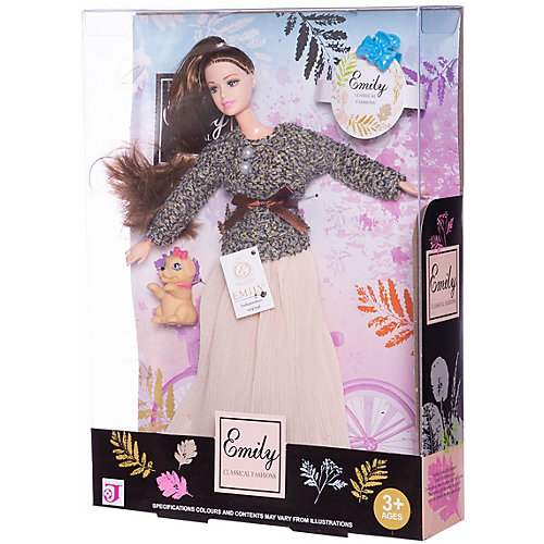 Кукла Junfa Toys "Модница" Эмили с аксессуарами, 30 см от Junfa Toys