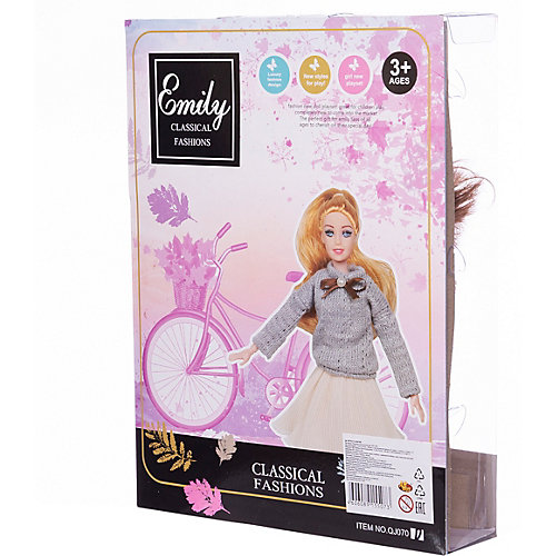 Кукла Junfa Toys "Модница" Эмили с аксессуарами, 30 см от Junfa Toys