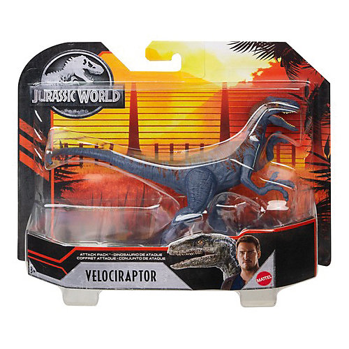 Фигурка динозавра Jurassic World "Атакующая стая" Велоцираптор от Mattel