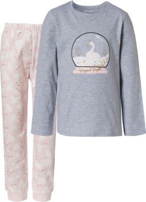 Rocks Me Baby Mädchen Schlafanzug 2-teilig - Baumwolle Pyjama Mit Elasthan
