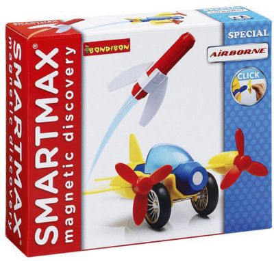 Магнитный конструктор Bondibon SmartMax "Специальный набор" Полёт, 9 деталей