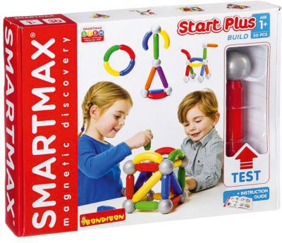 Магнитный конструктор Bondibon SmartMax Start Plus, 30 деталей