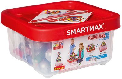 Магнитный конструктор Bondibon SmartMax Основной набор XXL, 70 деталей