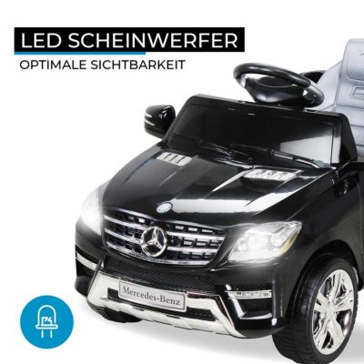Elektro Kinder Auto Mercedes Benz SUV ML350 Kinderfahrzeug ML350 Schwarz 