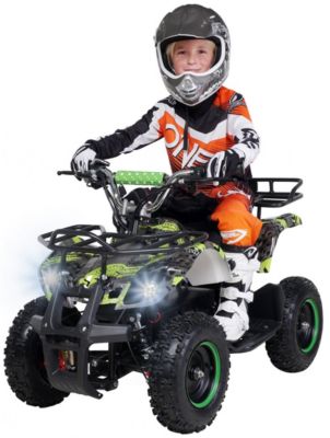 Quad ATV Green Raptor 12V Elektroquad für Kinder Kinderfahrzeug Kinderquad 