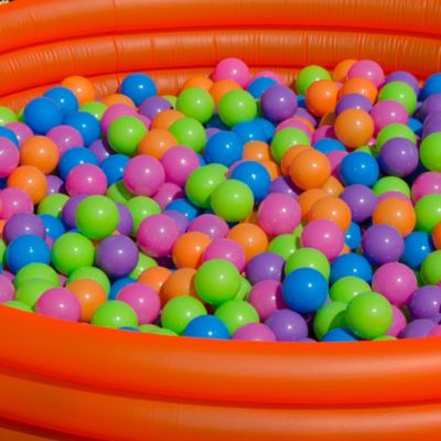 150 bunte Bälle für Bällebad 5,5cm Bällebadbälle Spielbälle Pastell, LittleTom myToys