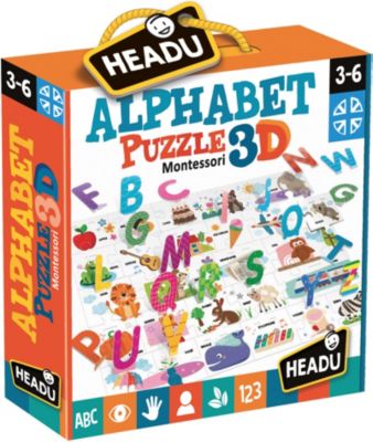 Montessori Alphabet Puzzle, HEADU | myToys