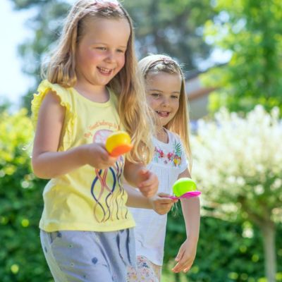 Kinderparty Spiele Geburtstag Outdoor Spielset Dosenwerfen Sackhüpfen Eierlaufen 