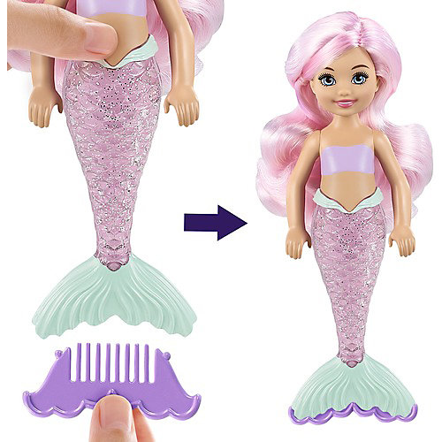Кукла Barbie "Мода В3" Челси-русалка от Mattel