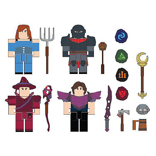 Набор фигурок Jazwares Roblox Vesteria: Dark Forest, 4 шт с аксессуарами от Jazwares