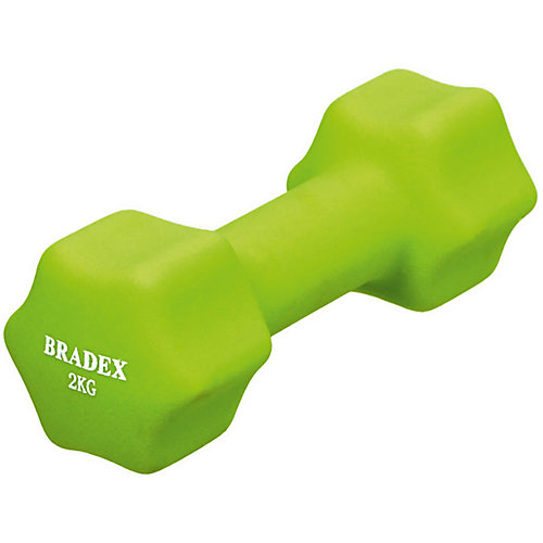 Гантель Bradex обрезиненная, 2 кг от Bradex