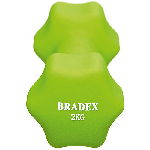 Гантель Bradex обрезиненная, 2 кг от Bradex
