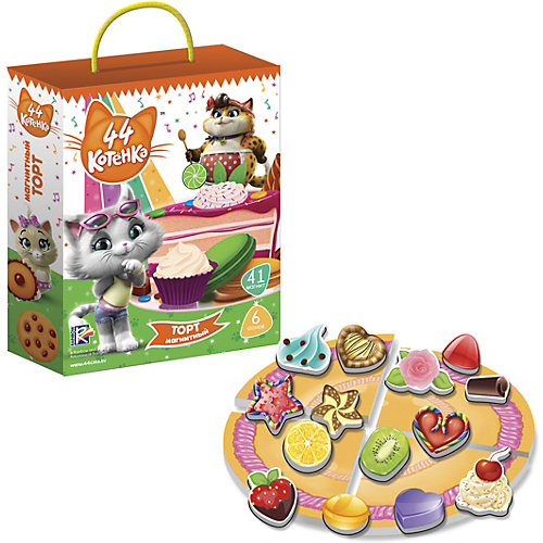 Игра магнитная Vladi Toys 44 Котенка "Торт" от Vladi Toys