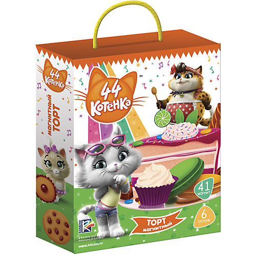 Игра магнитная Vladi Toys 44 Котенка "Торт" от Vladi Toys