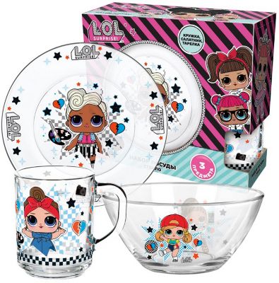 Набор посуды L.O.L. Surprise Dollsaregogo, 3 предмета
