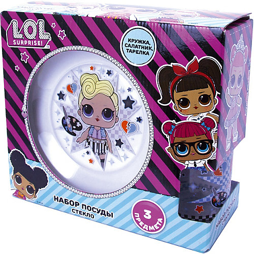 Набор посуды L.O.L. Surprise Dollsaregogo, 3 предмета от ND Play