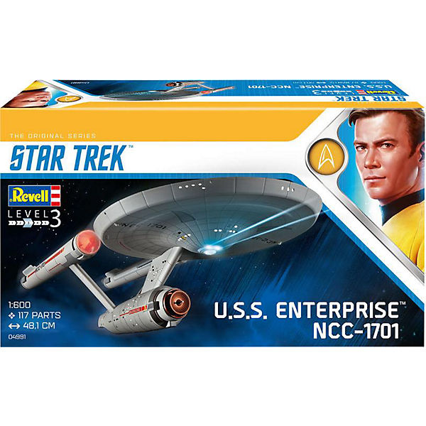 Star Trek U S S Enterprise Ncc 1701 Tos 1 600 Revell Modellbausatze Profi Mytoys