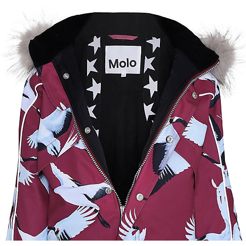 Утеплённый комбинезон Molo - бордовый