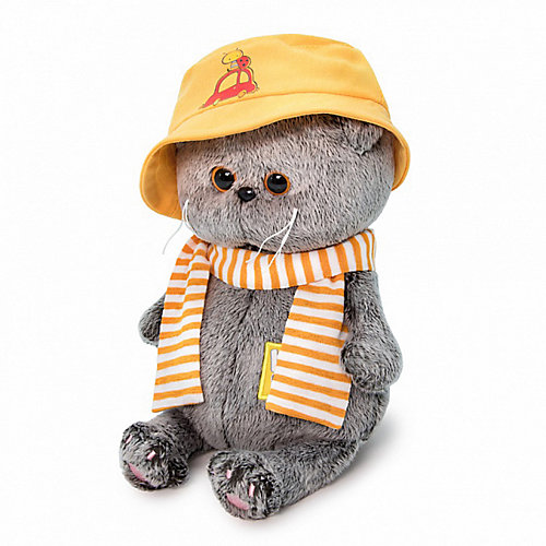Мягкая игрушка Budi Basa Кот Басик Baby в панамке, 20 см от Budi Basa