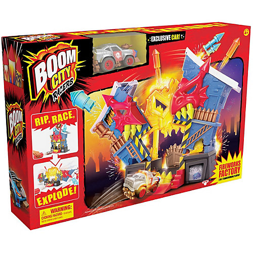 Игровой набор Moose Boom City Racers Салют от Moose