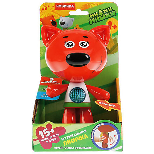 Музыкальная игрушка Умка "Мимимшки" Лисичка, 5 песен от Умка