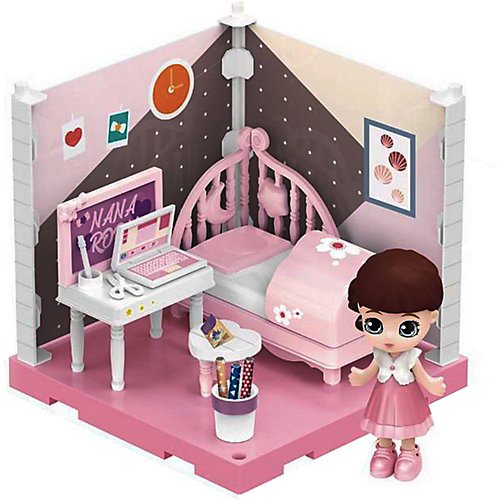 Модульный домик ABtoys Мини-кукла в спальне, 1 секция от ABtoys