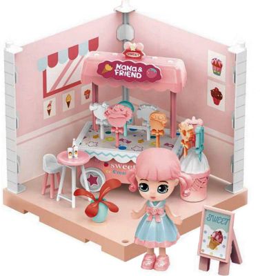 Модульный домик ABtoys Мини-кукла в кондитерской, 1 секция