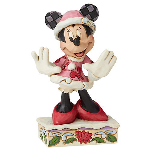 Мини-фигурка Enesco Disney Mickey Mouse & friends "Рождественская Минни Маус" от Enesco
