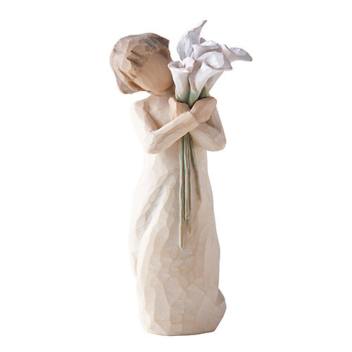 Фигурка Enesco Willow tree "Наилучшие пожелания", с белыми цветами от Enesco