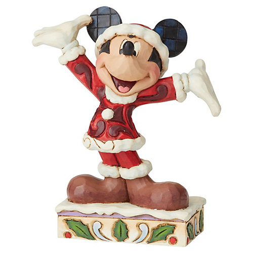 Мини-фигурка Enesco Disney Mickey Mouse & friends "Рождественский Микки Маус" от Enesco